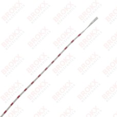 Montage draad 0,15 mm² (Soepel) Wit-Rood