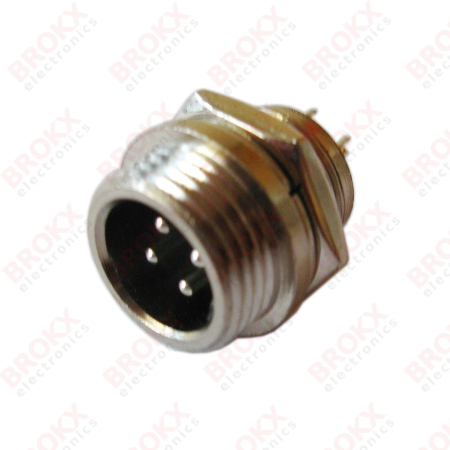Microfoon chassis connector 4-polig mini
