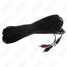 3,5 mm Jack  - Tulp kabel(stereo) 15 m