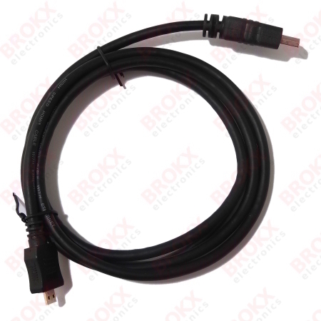 micro HDMI - HDMI kabel verguld 1,5 meter - Klik op de afbeelding om het venster te sluiten