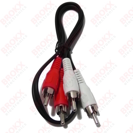 RCA cable (stereo) 0.50 m - Click Image to Close