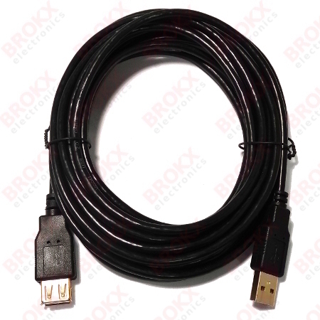 USB 2.0 extension cable 5 m - Click Image to Close