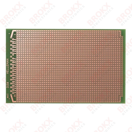 Universel Single sided prototyping board 160 x 100 mm - lines - Click Image to Close