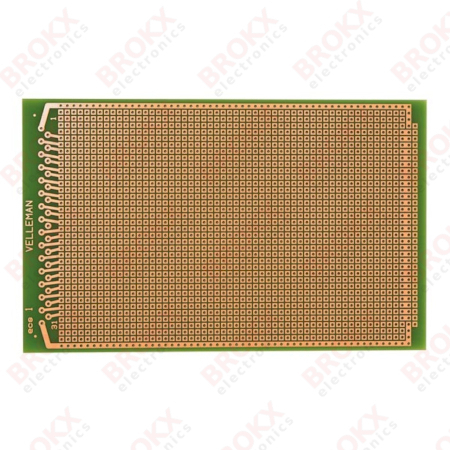 Universel Single sided prototyping board 160 x 100 mm - 1 island