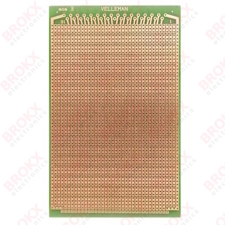 Universel Single sided prototyping board 160 x 100 mm - 3 island - Click Image to Close