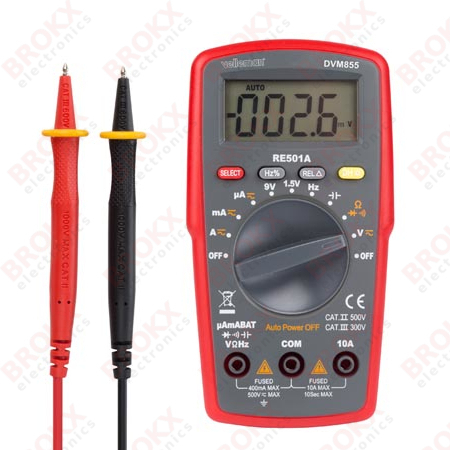 Digitale Multimeter DVM855 - Klik op de afbeelding om het venster te sluiten