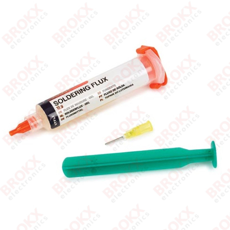 Soldering flux syringe