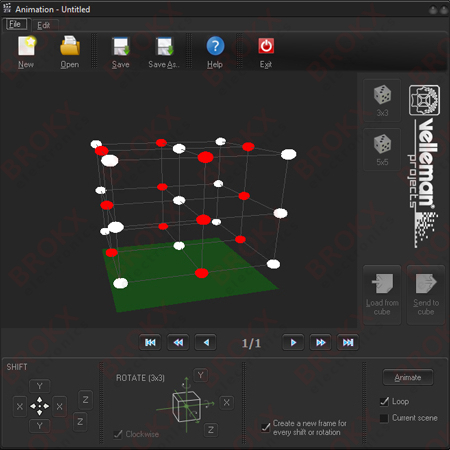 3D LED Cube - 3 x 3 x 3 (Red LED)