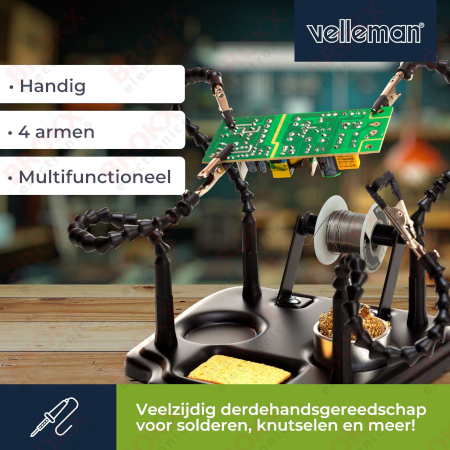 Derde hand met 4 armen