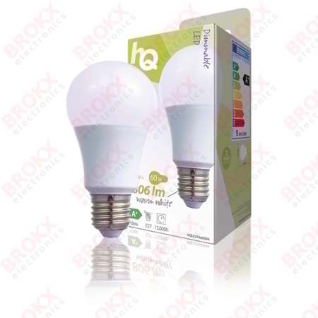 Ledlamp 9 W (60 W) E27 Dimbaar