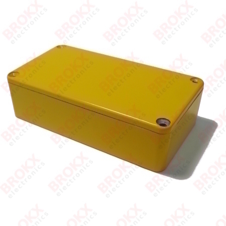 111 x 60 x 31 mm Alu Yellow Hammond 1590B - Click Image to Close