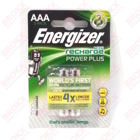 1.2 V NiMh Rechargable AAA Power Plus - Click Image to Close