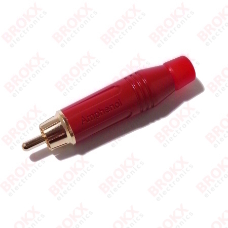 RCA plug - red - ACPR-RED