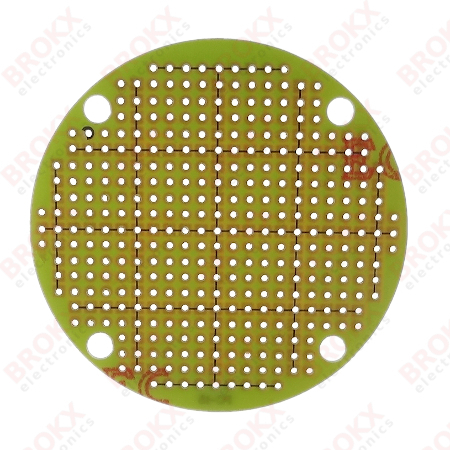 Experimenteer printplaat 60 mm Rond