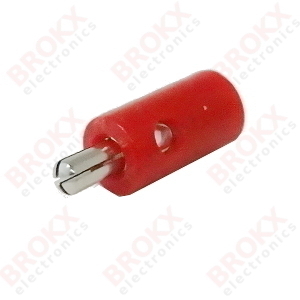 HO plug male - Red - Click Image to Close