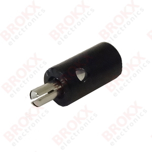 HO plug male - Black