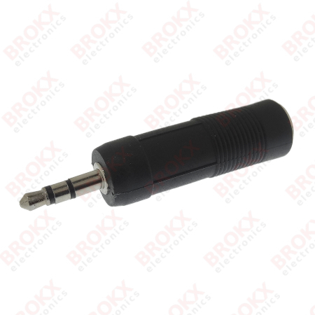 Jack 6.35 to 3.5 mm adapter - stereo - Click Image to Close