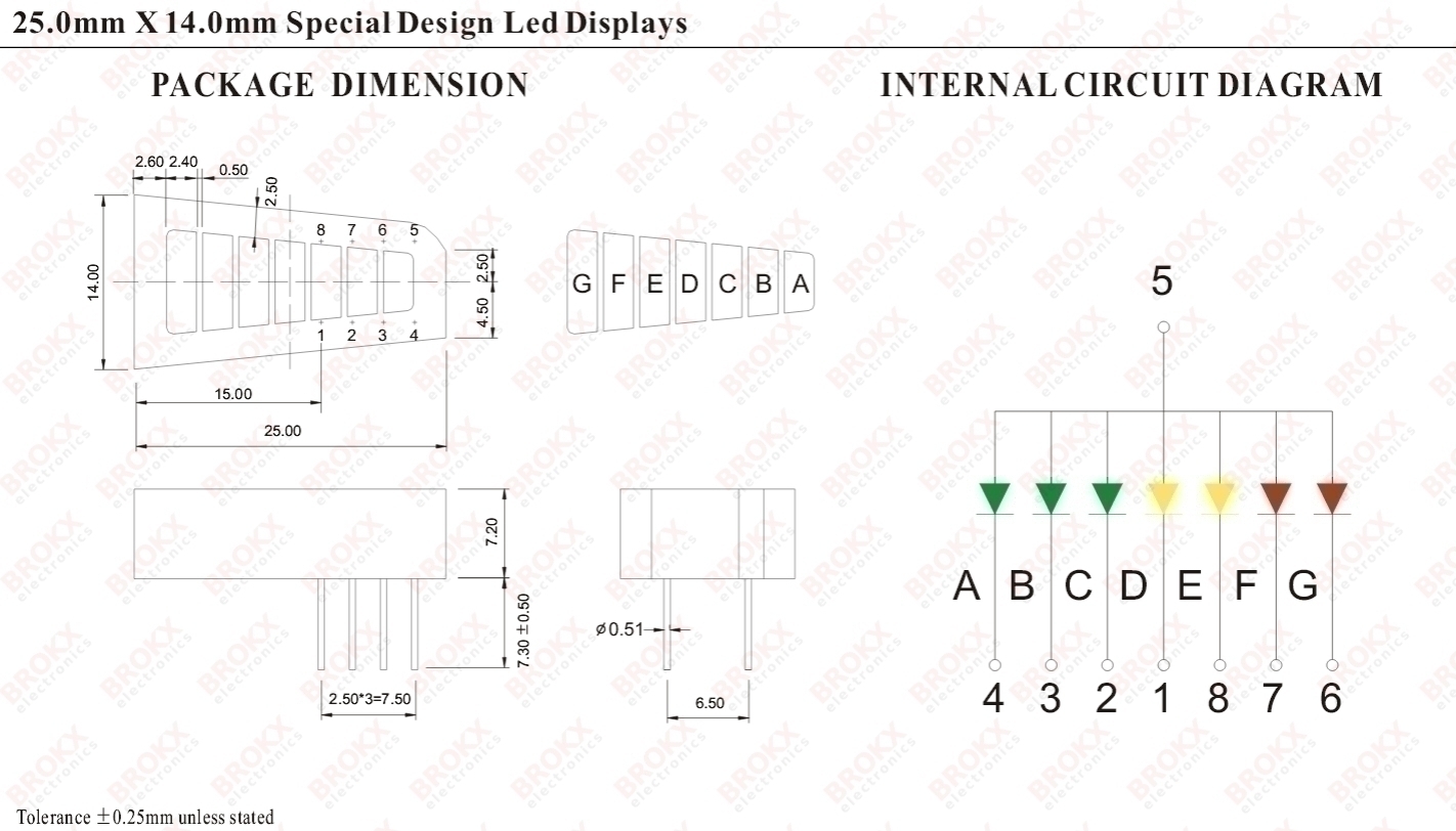 Bargraph 25.0 mm x 14.0 mm - Click Image to Close