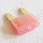 4 A Blade fuse mini 11.1 mm - Click Image to Close