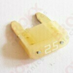 25 A Blade fuse mini 11.1 mm - Click Image to Close