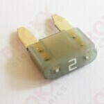 2 A Blade fuse mini 11.1 mm - Click Image to Close