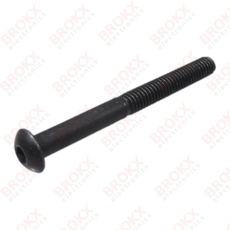 M4 x 40 Metal screw hex - black