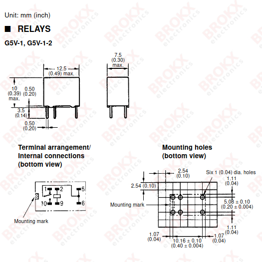 Single Change-over Contact (SPDT) - 12 VDC