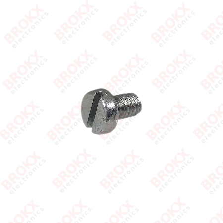 M4 x 6 Metal screw slotted galvanized