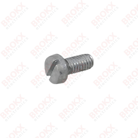 M4 x 10 Metal screw slotted galvanized