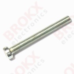 M4 x 35 Metal screw slotted galvanized - Click Image to Close