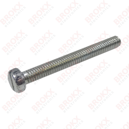 M4 x 35 Metal screw slotted galvanized - Click Image to Close