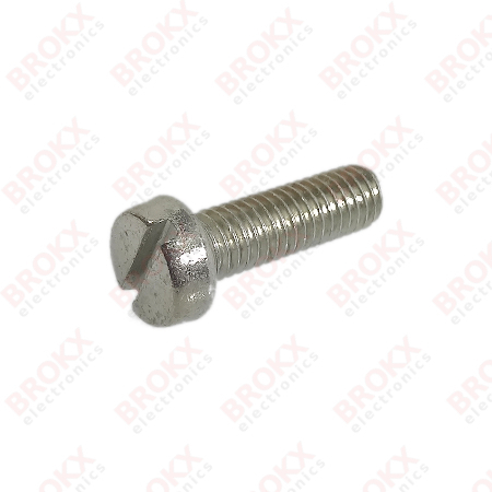 M5 x 15 Metal screw slotted galvanized