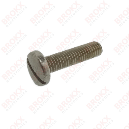 M5 x 20 Metal screw slotted galvanized - Click Image to Close