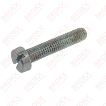 M5 x 25 Metal screw slotted galvanized