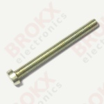M5 x 50 Metal screw slotted galvanized