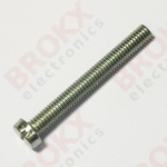 M6 x 50 Metal screw slotted galvanized