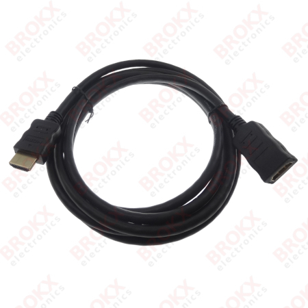 HDMI extension cable gold-plated with ethernet 2 meter