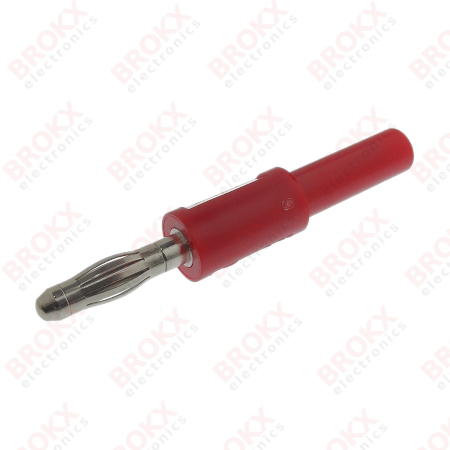 Adapter 2 mm - 4 mm Banana - Red