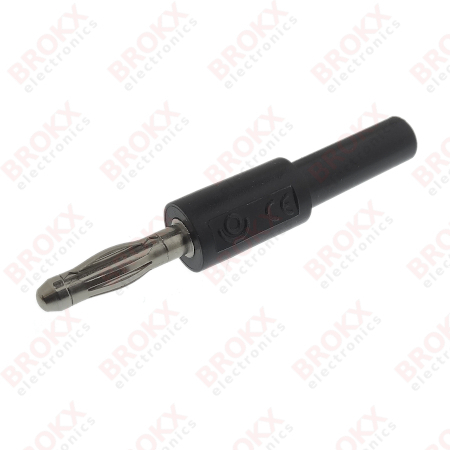 Adapter 2 mm - 4 mm Banana - Black