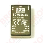 DC-DC Converter 9-18VDC naar 5 VDC 5 W