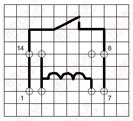 Reed relais 5 V