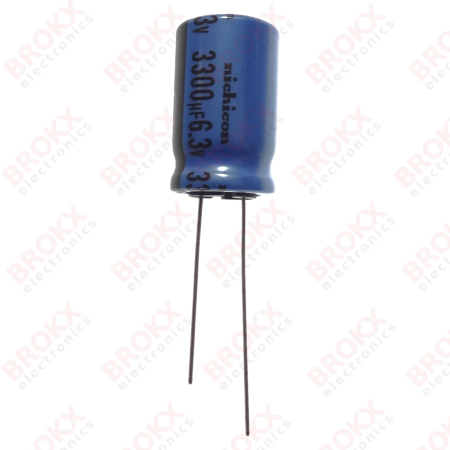 3300 µF 6,3 V 105 ºC