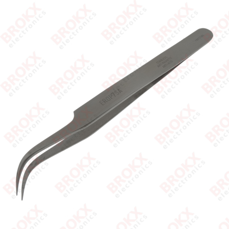 Curved tweezers - Click Image to Close