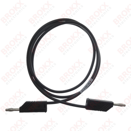 Test Lead Black 1 meter 4 mm banana - Click Image to Close