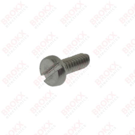 M2 x 5 Metal screw slotted stainless steel - Click Image to Close