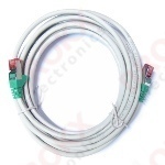 CAT6 S/FTP Cross-over cable 5 m with protector - Click Image to Close