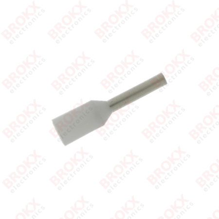 Bootlace ferrule 0.5 mm² White - Click Image to Close