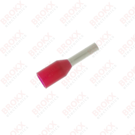 Adereindhuls 1 mm² Rood