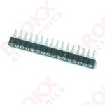 Header Pin Female - steek 2 mm - 1x16