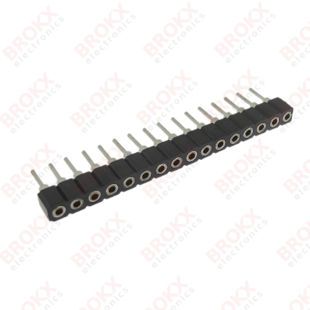 Header Pin Female - steek 2 mm - 1x16